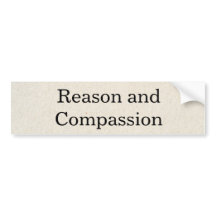 理由および同情のバンパーステッカー