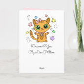 理由だけで大きなハグを送信 カード (裏面)