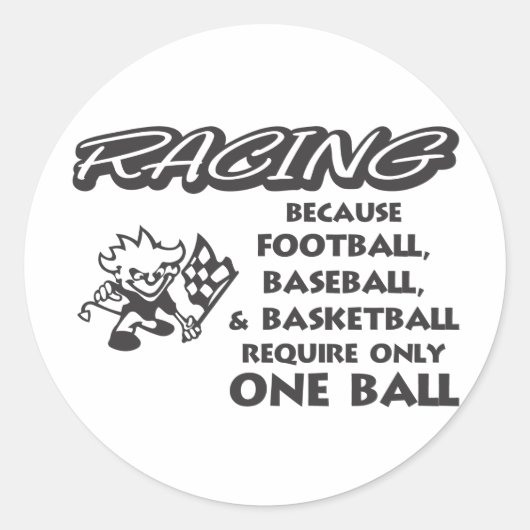 理由で競争する ラウンドシール (正面)