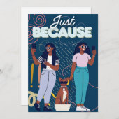 理由として 招待状 (正面/裏面)