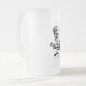 理由と神学ビアマグ フロストグラスビールジョッキ (正面左)