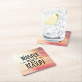 理由なくさまよう スクエアペーパーコースター (インサイチュ)