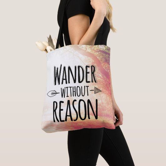 理由なしでさまよわせて下さい トートバッグ (クローズアップ)