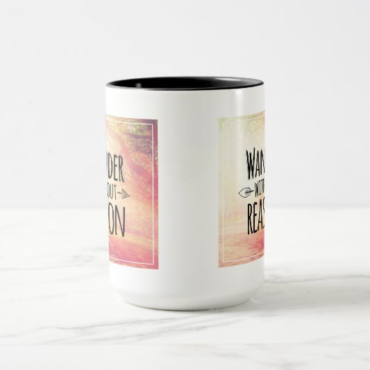 理由なしでさまよわせて下さい マグカップ (中央)