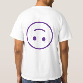 "...理由なんてない..." Emoji カスタマイズ メンズ  Tシャツ (裏面)