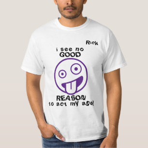 "...理由なんてない..." Emoji カスタマイズ メンズ Tシャツ