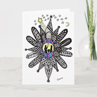 理由のため季節のクリスマスカード シーズンカード