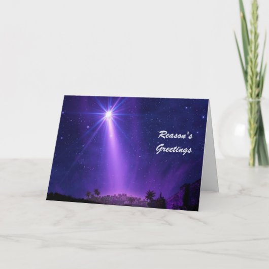 理由の挨拶 シーズンカード (正面)