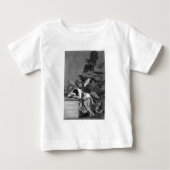 理由の睡眠はフランシスコによってモンスターを作り出します ベビーTシャツ (正面)