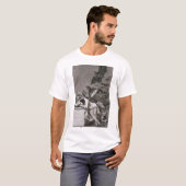 理由の睡眠はモンスターを作り出します Tシャツ (正面フル)