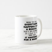 理由はあるはず Funny Mug コーヒーマグカップ (正面右)