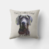 理由は素晴らしダネ・ドッグ・ペット クッション (裏面)