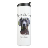 理由は素晴らしダネ・ドッグ・ペット タンブラー (回転左)