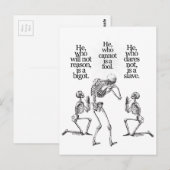 理由を立てない人 ポストカード (正面/裏面)