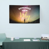 理由を覚やる気を起こさせるえる 横断幕 (トレードショー)