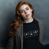 理由クリスチャンのクリスマス出生ブラック Tシャツ