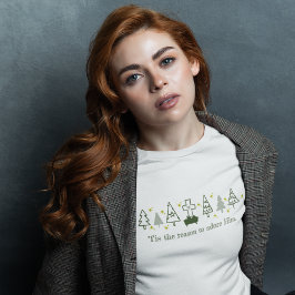 理由クリスチャンのクリスマス出生白 Tシャツ