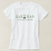 理由クリスチャンのクリスマス出生白 Tシャツ (デザイン正面)
