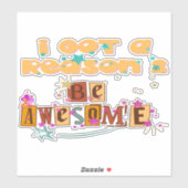 理由得2素晴らし シール (シート)