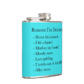 理由私はバレルのレーサーのフラスコを飲んでいます フラスク (右)