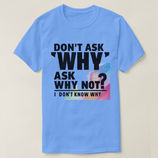 理由頼はない Tシャツ (デザイン正面)
