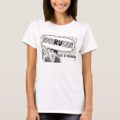 "理由"の-喜劇的なTシャツ(女の子)のためのSEZRULES Tシャツ (正面)