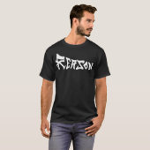 理由(白の文字) Tシャツ (正面フル)