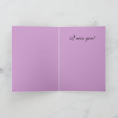 理由 – 薄紫(カード) カード (内部)