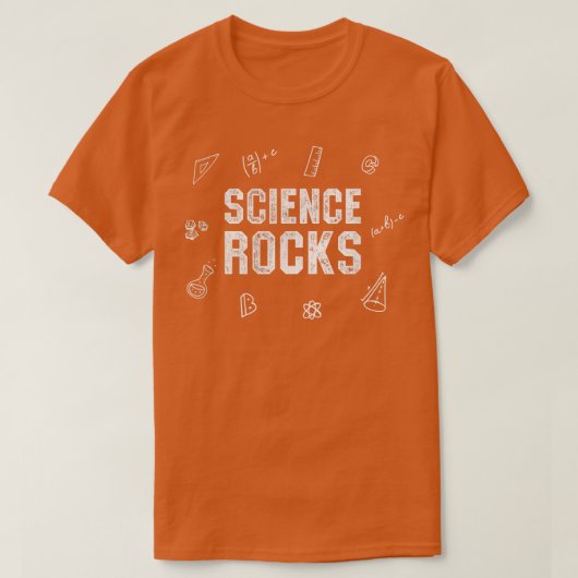 理石数学おもしろい生物学化学 Tシャツ (デザイン正面)