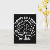 理科の数学は重要だが 読書が可能性を広げる カード (黄色い花)