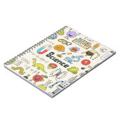 理科ドードル:手書きスクールセット。 ノートブック (左側)