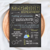 理科実験室からの脱出ゲーム招待状 招待状