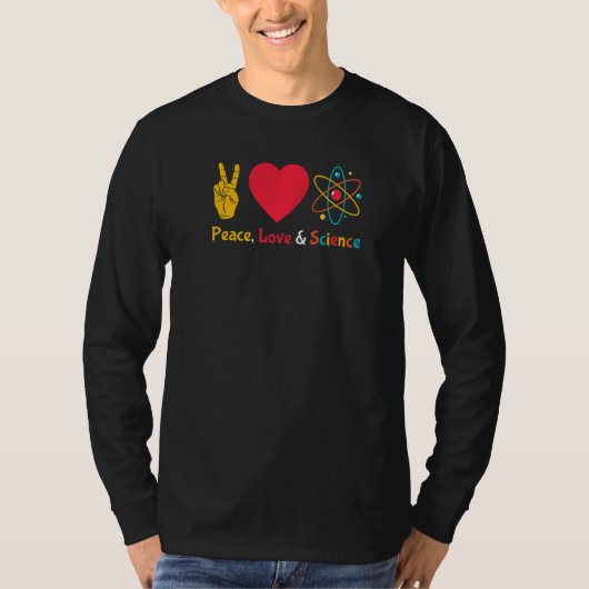 理系平和愛と理系学生Ap Tシャツ (正面)