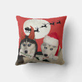 理解しない何がよいよについてハスキー クッション (裏面)