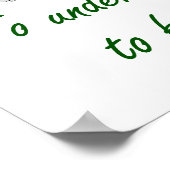 理解することは許すことである – 許す引用文 ポスター (角)