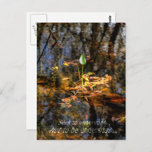 理解するべきシーク理解された郵便はがきがないため ポストカード (正面/裏面)