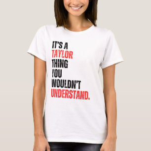 理解できないのはテイラーの事だ Tシャツ