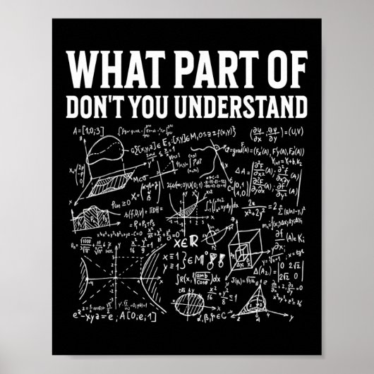 理解できないの?冗談数学教師 ポスター (正面)