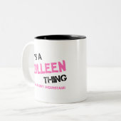 理解できないようなコリーン ツートーンマグカップ (正面左)