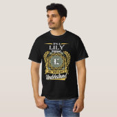 理解できないユリのこと Tシャツ (正面フル)
