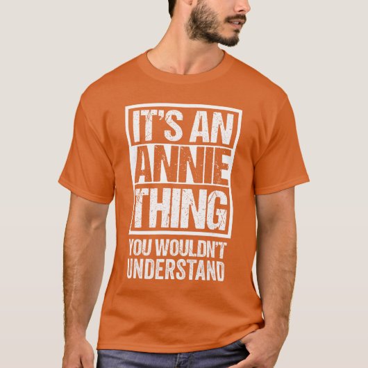 理解できない友達アニーヒング Tシャツ (正面)
