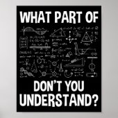 理解できない部分はどこ? - サイエンス 数学 C ポスター (正面)