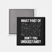 理解できない部分はどこ? - サイエンス 数学 C マグネット (正面/裏面)
