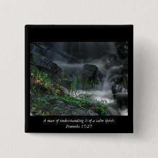 理解の人は穏やかな精神…ピンです 缶バッジ