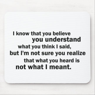 理解のMcCloskey マウスパッド