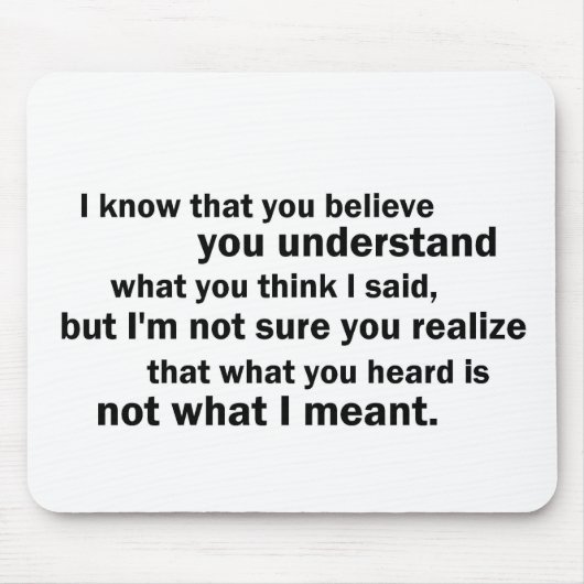 理解のMcCloskey マウスパッド (正面)