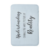 理解は現実の全体の写真を変えます バスマット (正面縦)