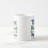 理解を超えた信頼 信仰の引用 コーヒーマグカップ (中央)