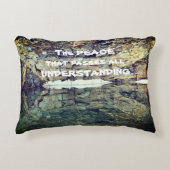 理解を超える平和感動的 アクセントクッション (正面)