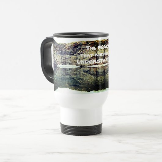 理解を超える平和感動的 トラベルマグ (正面左)